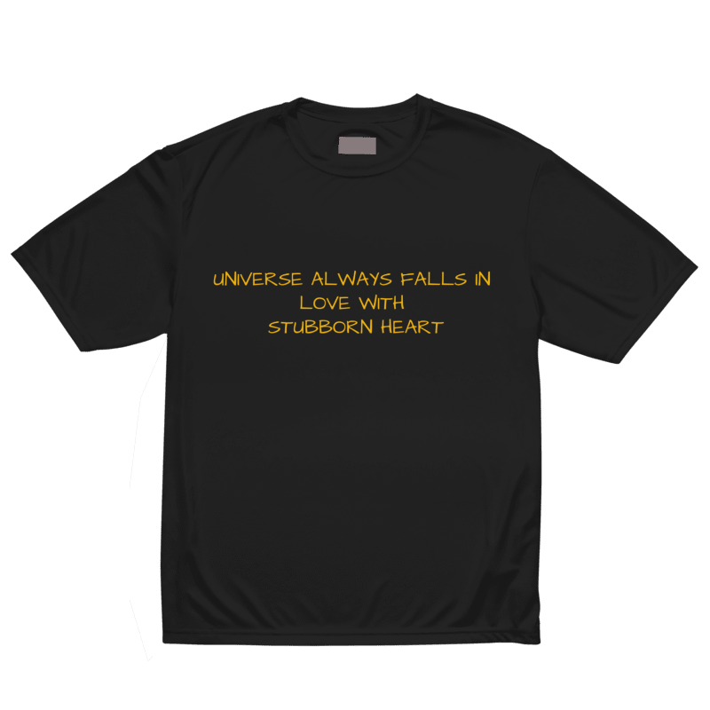 UNIVERSE WILL FALL IN LOVE WITH STUBBORN HEART | Oversized | T-shirt | Unisex | GenZ - amhype