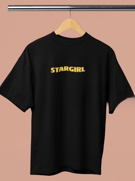 Star Girl Oversized Drop Shoulder T-Shirt – Inspired by The Weeknd (Unisex Premium Edition) - amhype