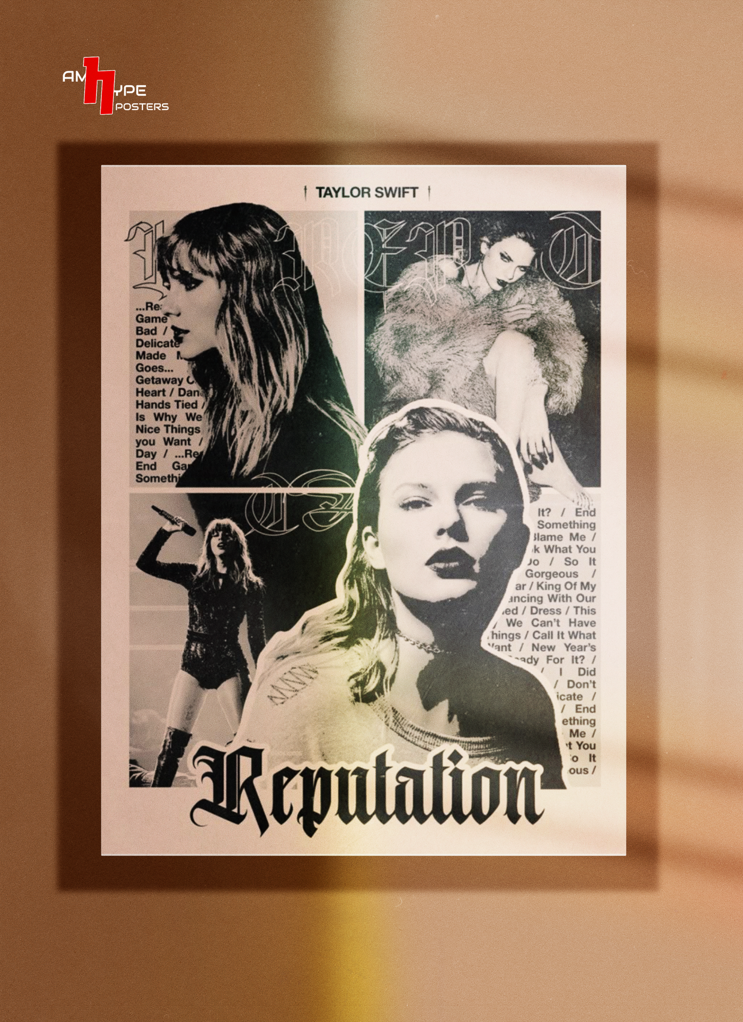 Taylor Swift | Singer | Wall Posters | A3 | A4 | Metal
