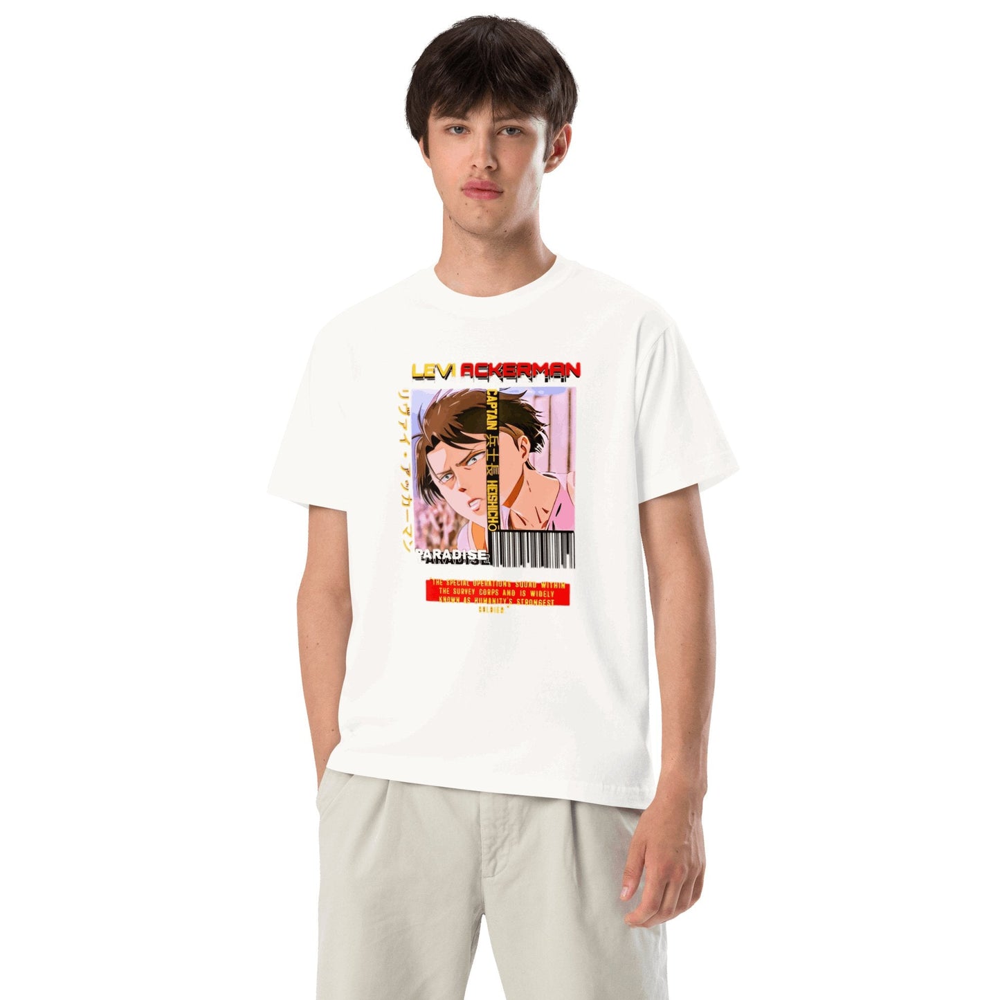 AMHYPE LEVI ACKERMAN MEN AND WOMEN TSHIRT - amhype
