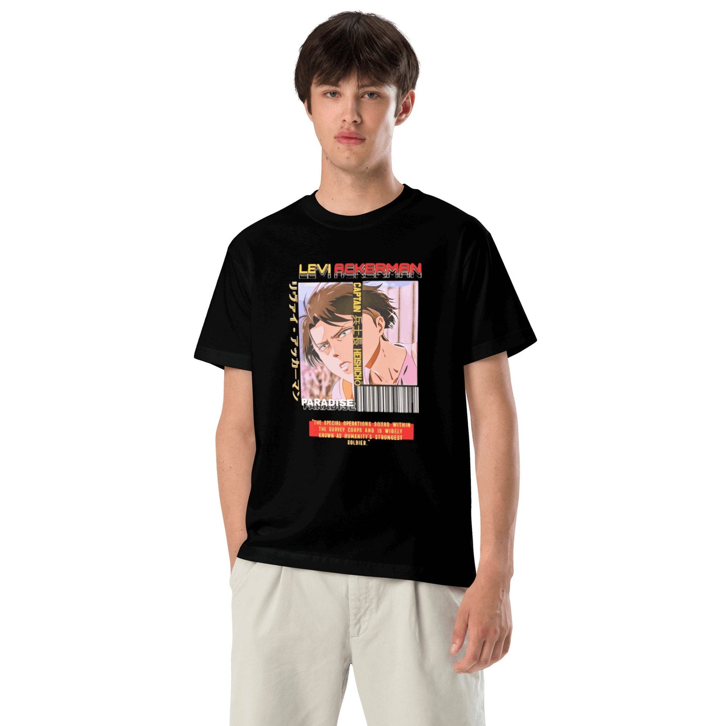 AMHYPE LEVI ACKERMAN MEN AND WOMEN TSHIRT - amhype