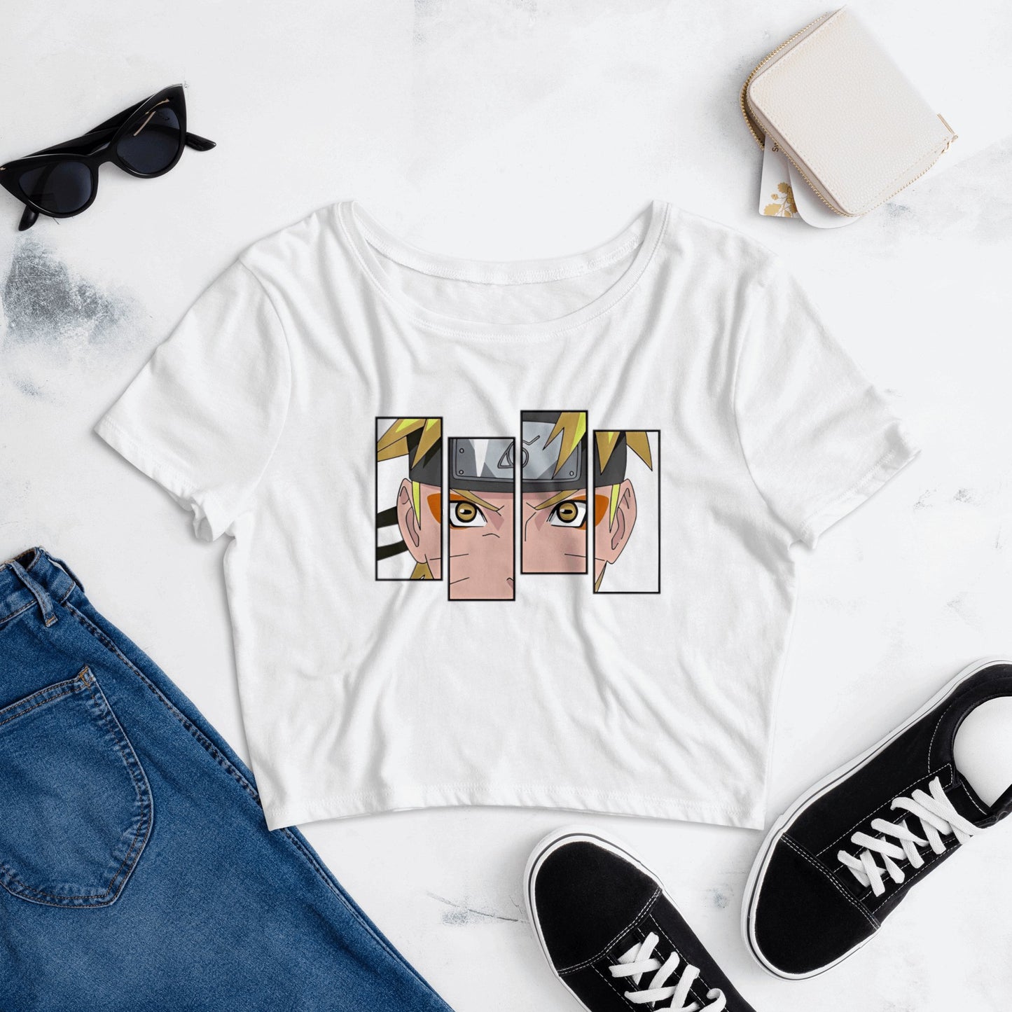 AMHYPE NARUTO CROP TOPS WOMEN - amhype