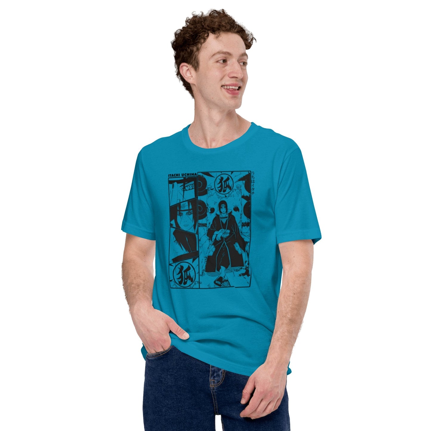 AMHYPE UNISEX ITACHI MANGA TSHIRT - amhype