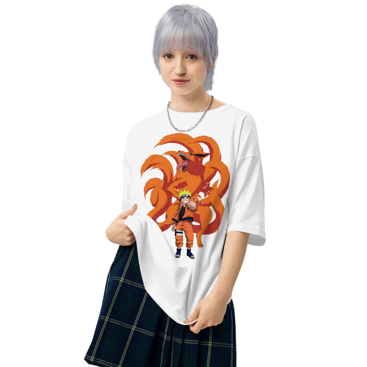 AMHYPE UNISEX NARUTO DRAGON OVERSIZE TEE - amhype