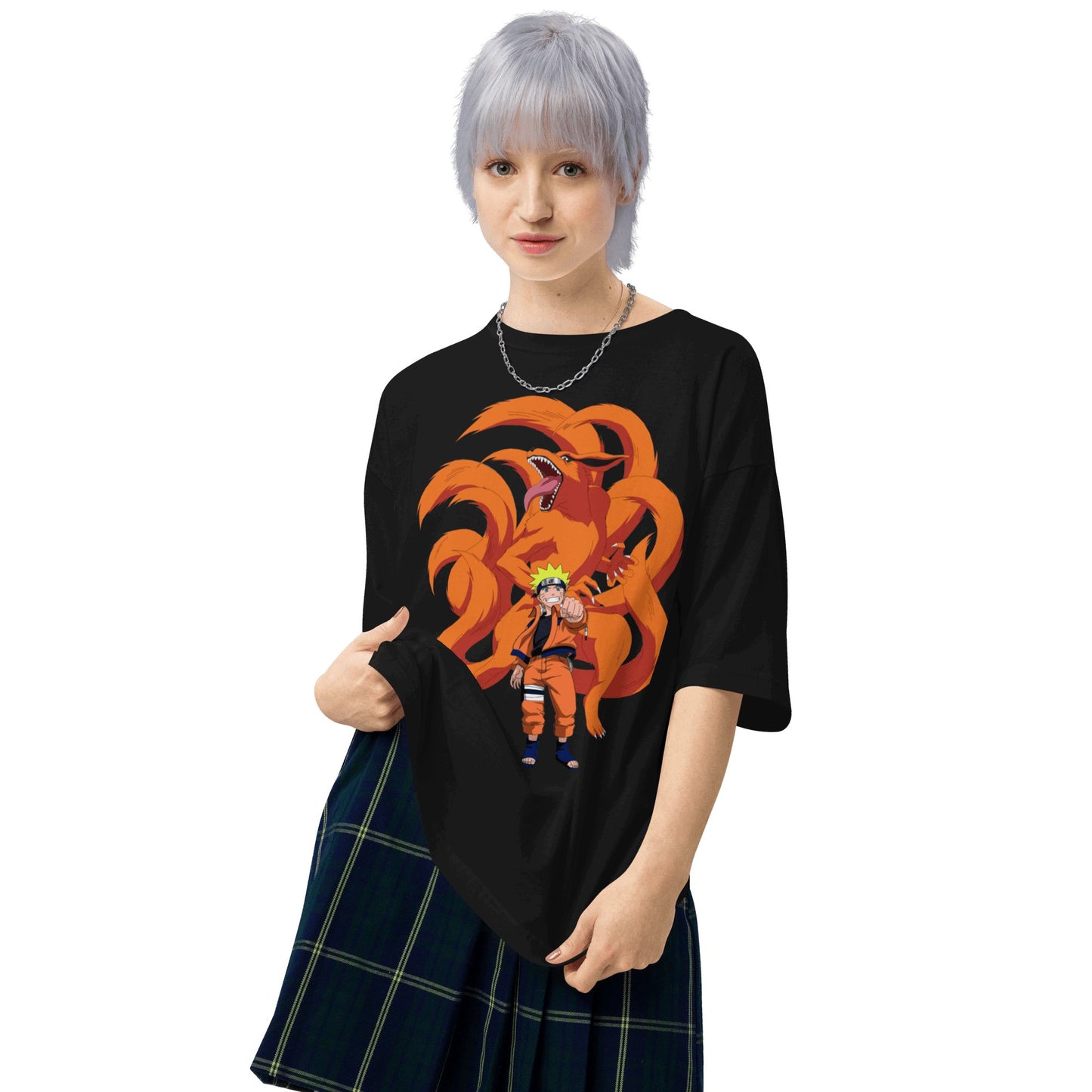 AMHYPE UNISEX NARUTO DRAGON OVERSIZE TEE - amhype