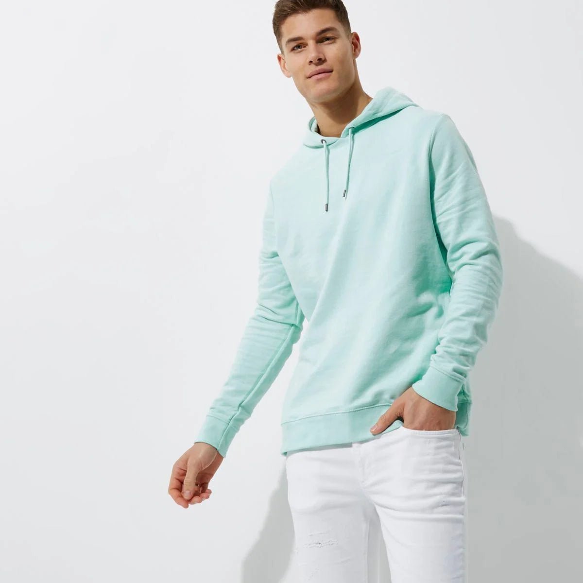 AMHYPE UNISEX PLAIN HOODIES | 100% Cotton - amhype