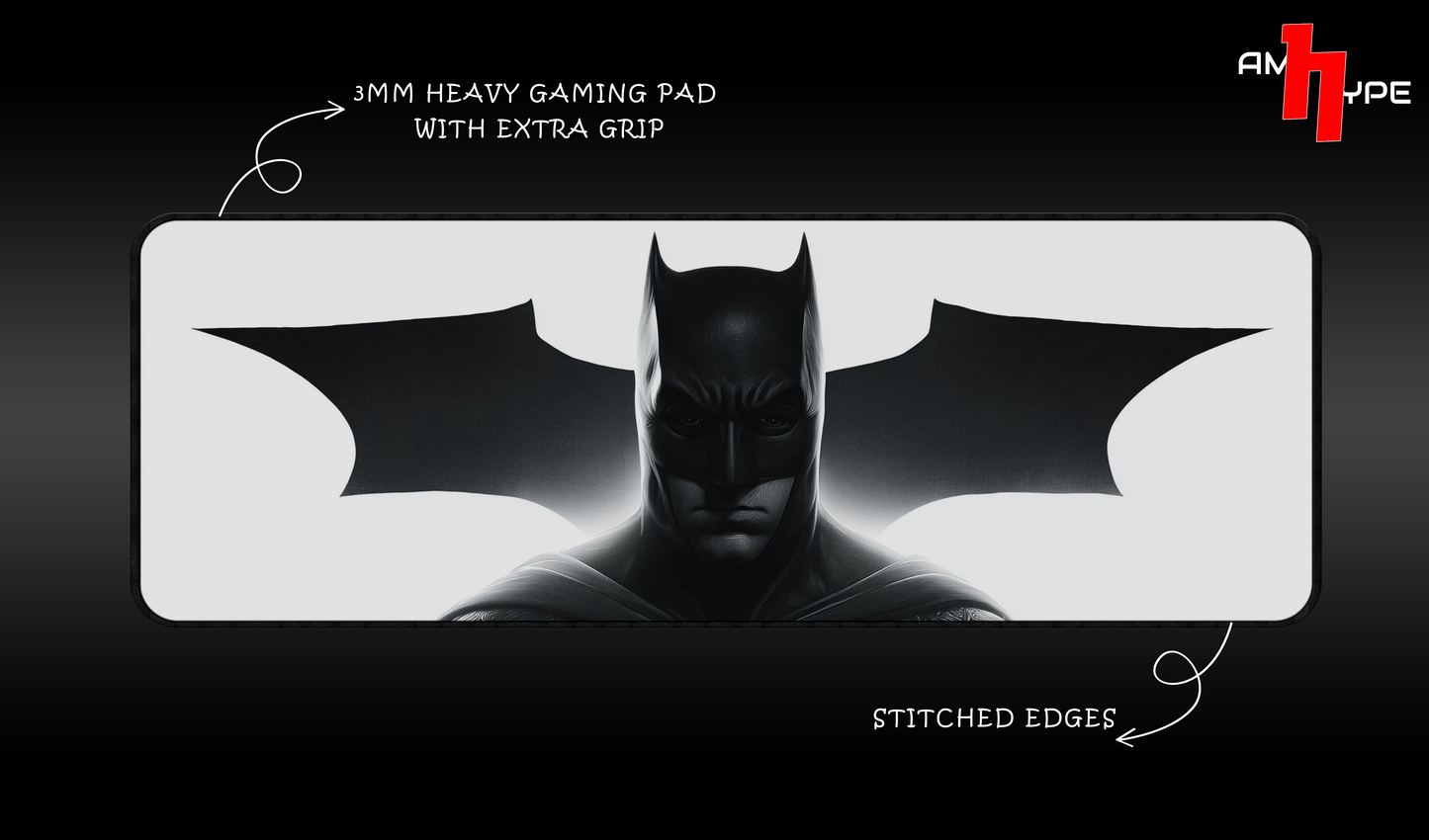 Batman Logo Gaming Pad | DC Comics Desk Mat | amhype
