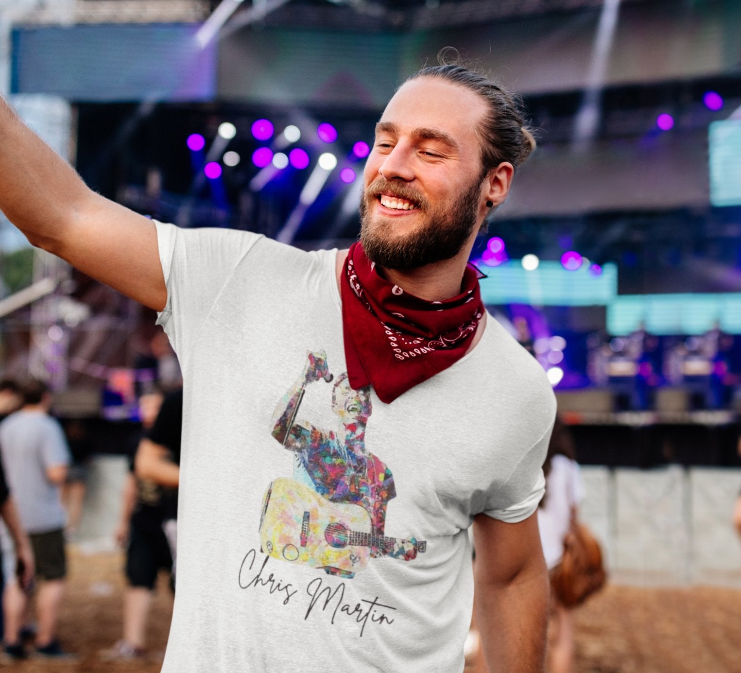 Chris Martin | Coldplay Merch | Unisex | Amhype | 100% Cotton - amhype