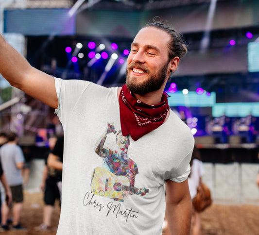 Chris Martin | Coldplay Merch | Unisex | Amhype | 100% Cotton - amhype