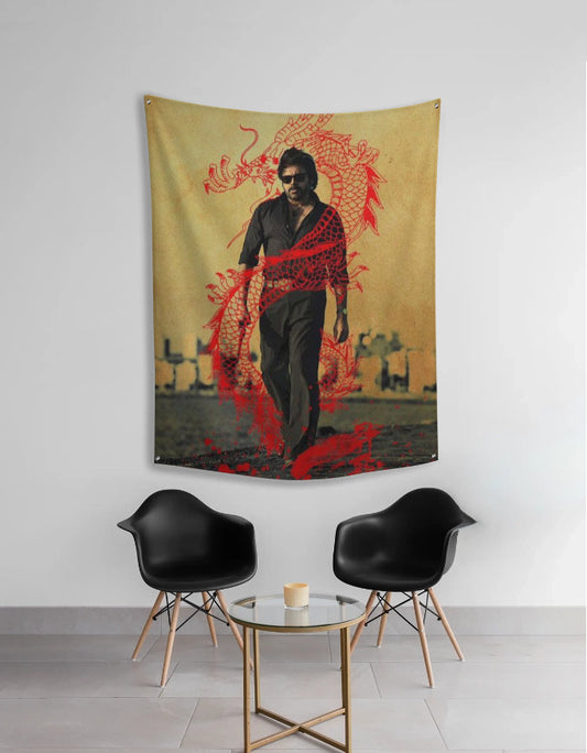 Pawan Kalyan OG Tapestry – Iconic Tollywood Wall Hanging - amhype