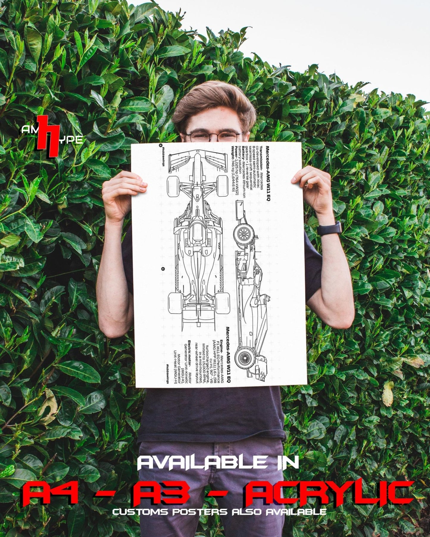 Exotic Car Posters | Wall Posters | A3 | A4 | Acrylic - amhype