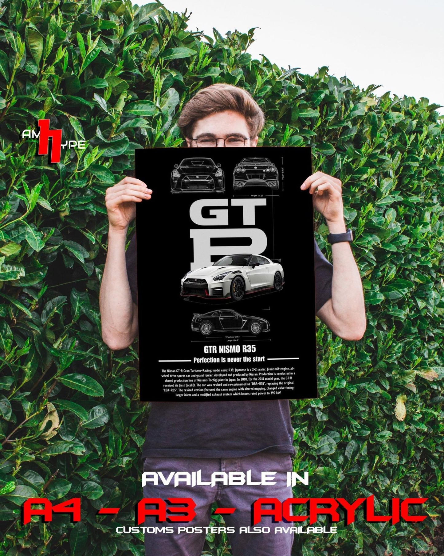 Exotic Car Posters | Wall Posters | A3 | A4 | Acrylic - amhype