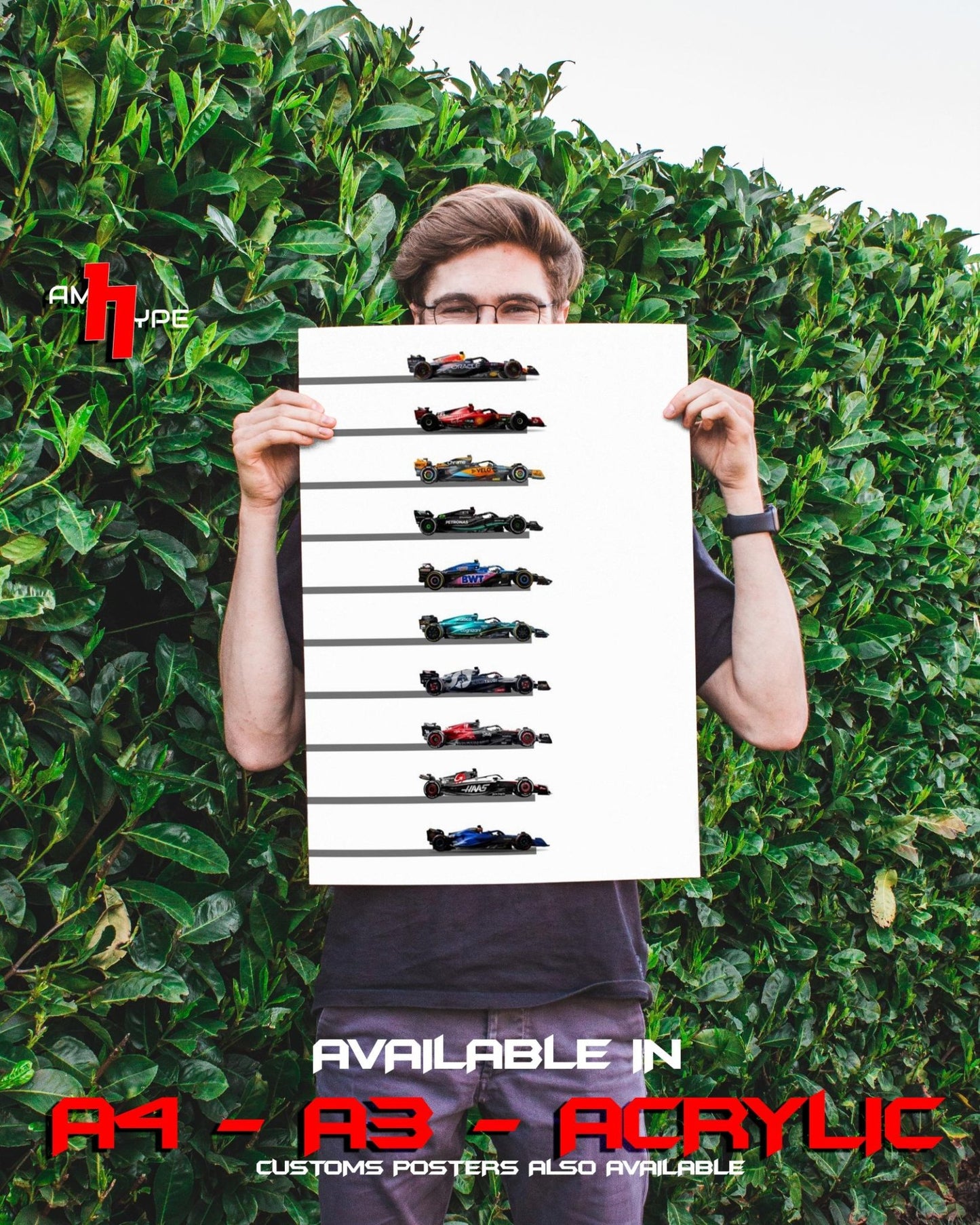 Exotic Car Posters | Wall Posters | A3 | A4 | Acrylic - amhype