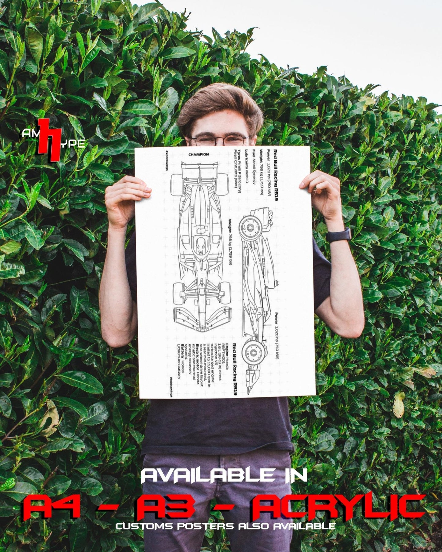 Exotic Car Posters | Wall Posters | A3 | A4 | Acrylic - amhype