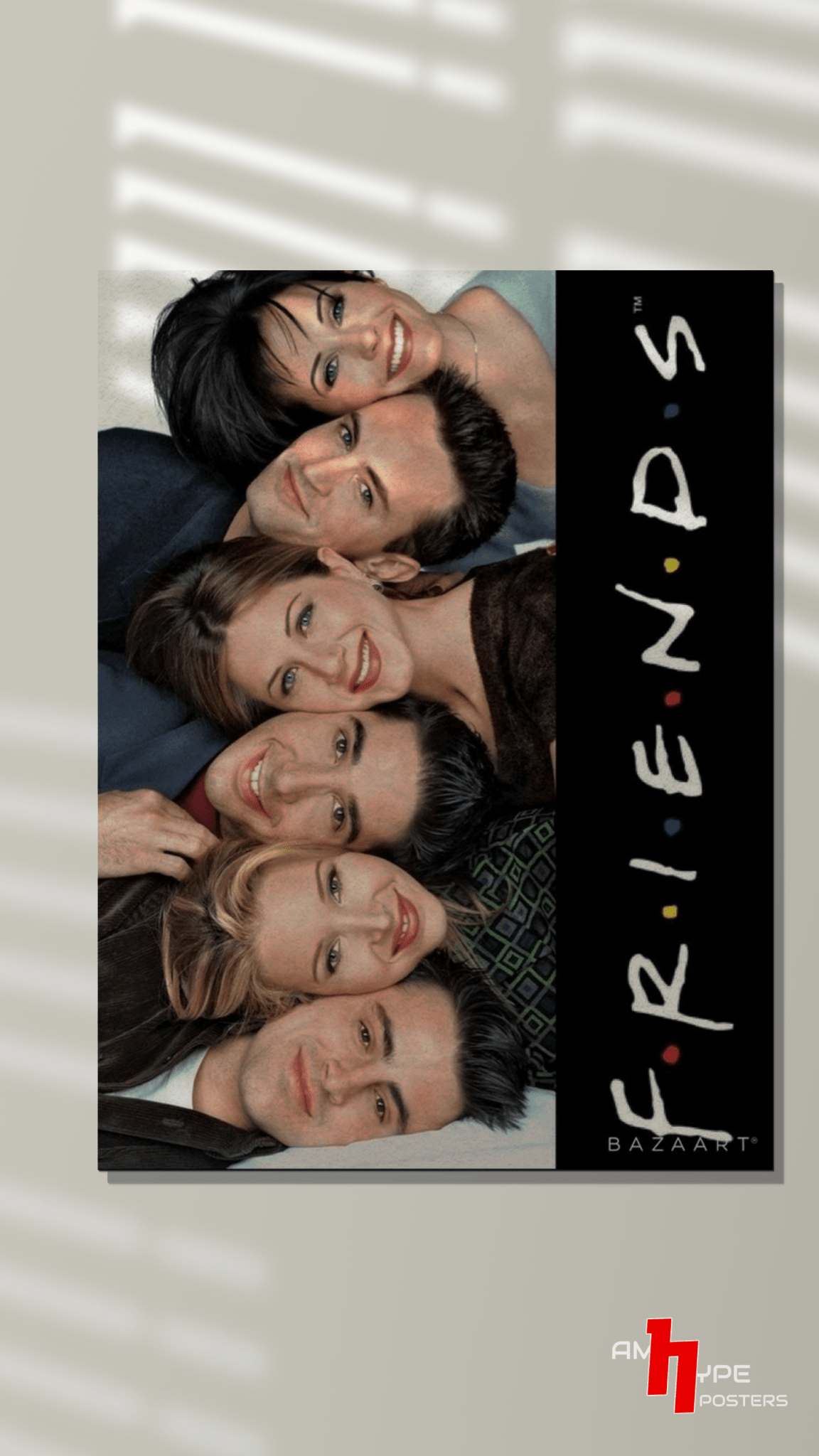 Friends | TV Series | Wall Posters | A3 | A4 | Metal - amhype