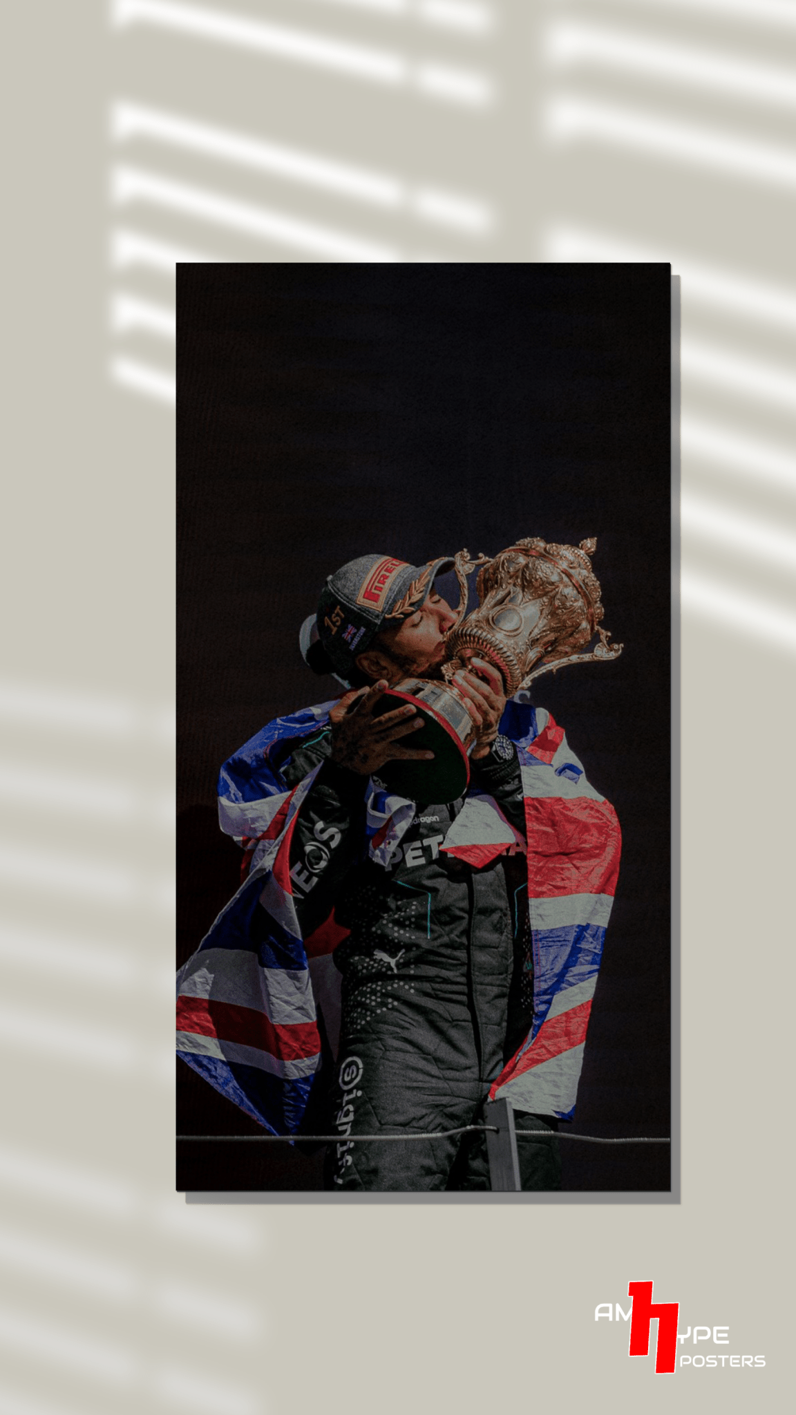 Lewis Hamilton | F1 | Sir Lewis hamilton | Mercedes | Wall Posters | A3 | A4 | Metal - amhype