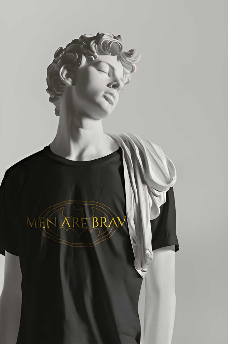 Men Are Brave | Batman | Amhype | Unisex | 100% Cotton - amhype