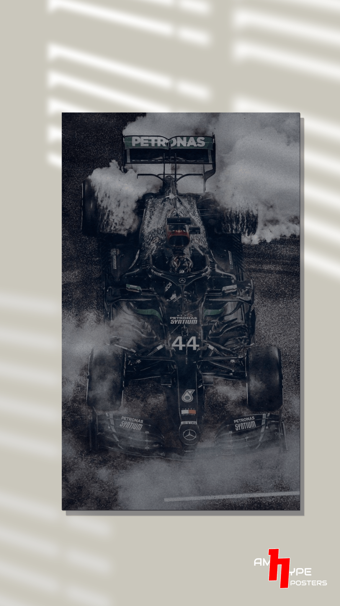 Mercedes | F1 | Sir Lewis hamilton | George Russell | Wall Posters | A3 | A4 | Metal - amhype