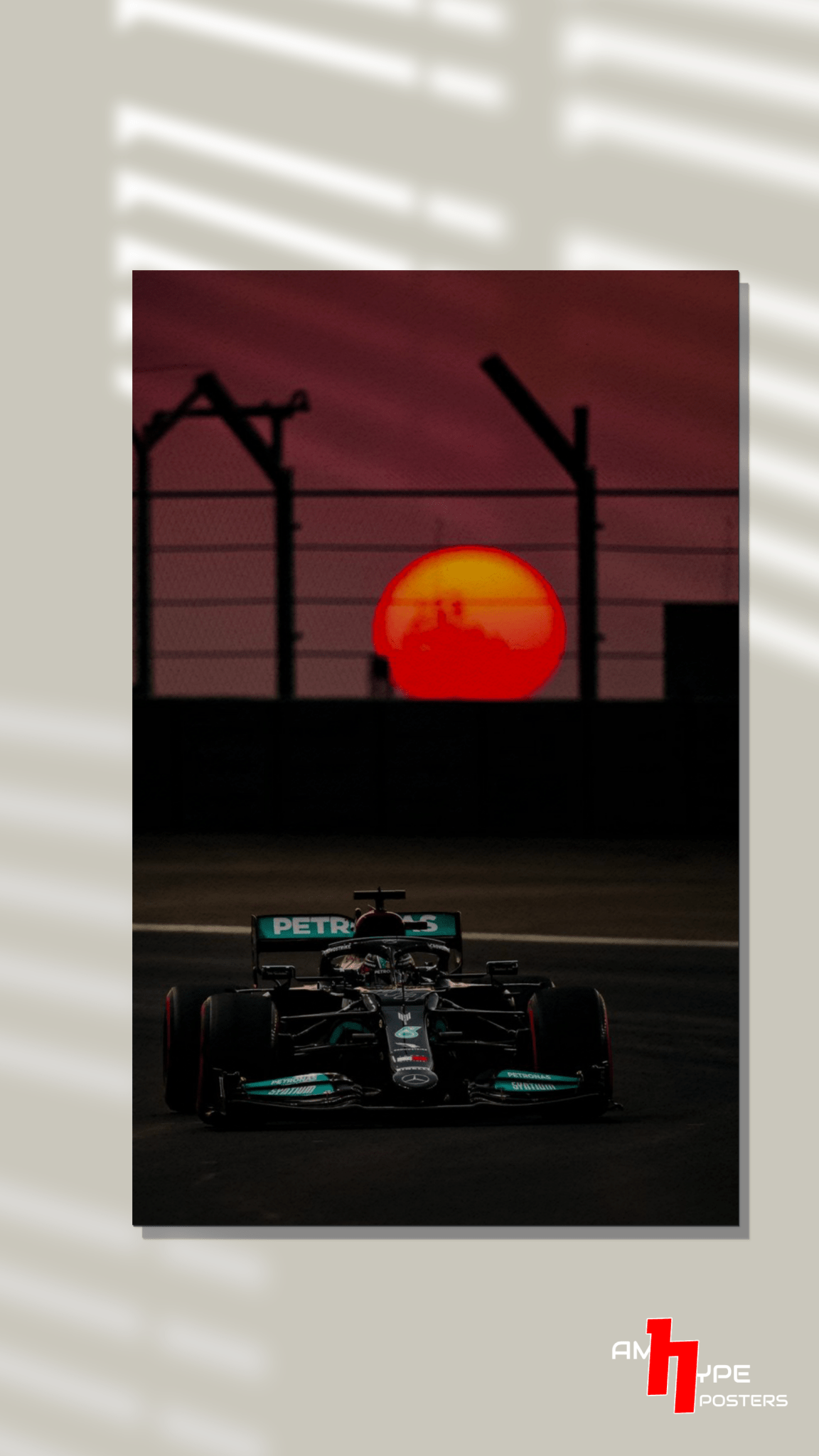 Mercedes | F1 | Sir Lewis hamilton | George Russell | Wall Posters | A3 | A4 | Metal - amhype