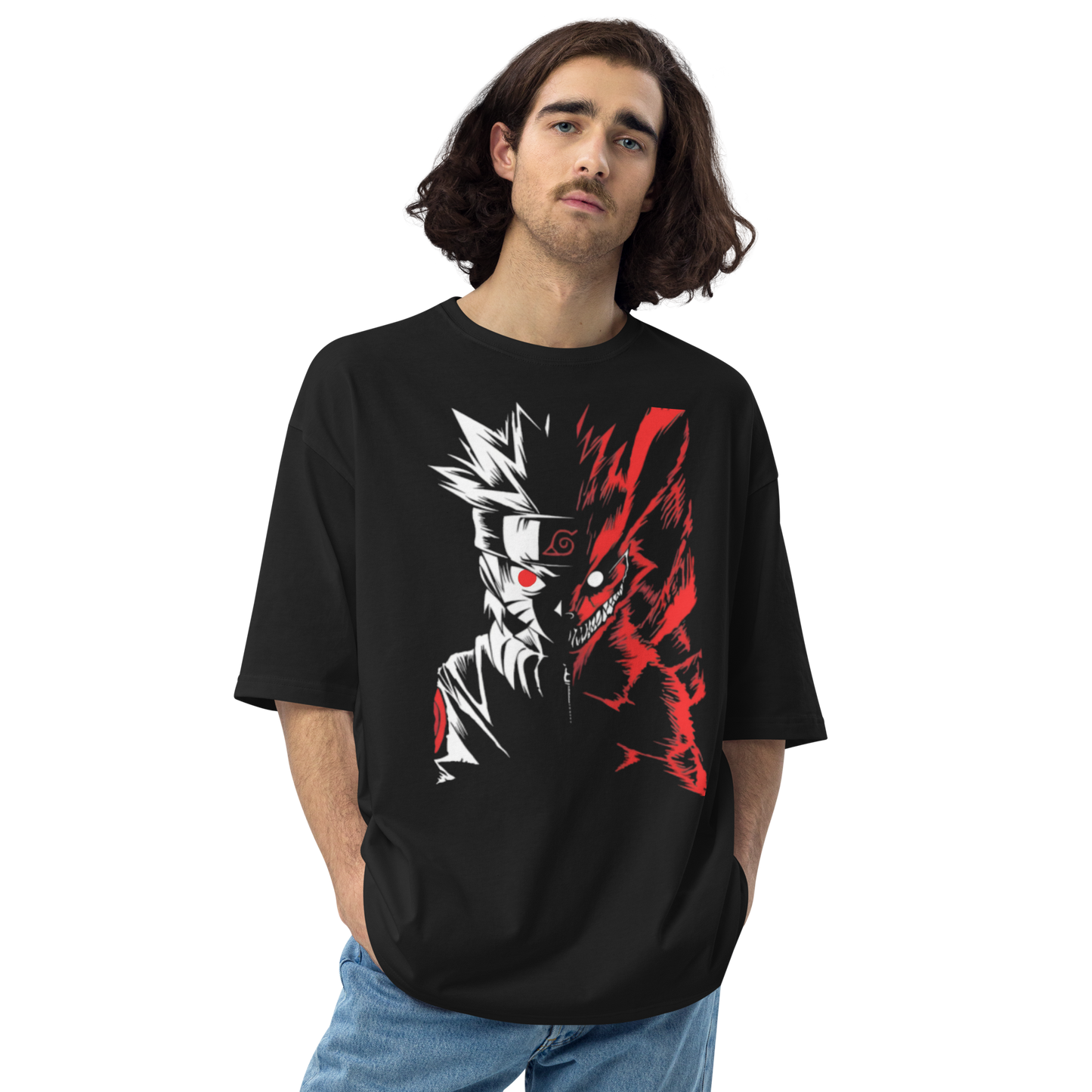 UNISEX NARUTO X KURAMA OVERSIZED TEE
