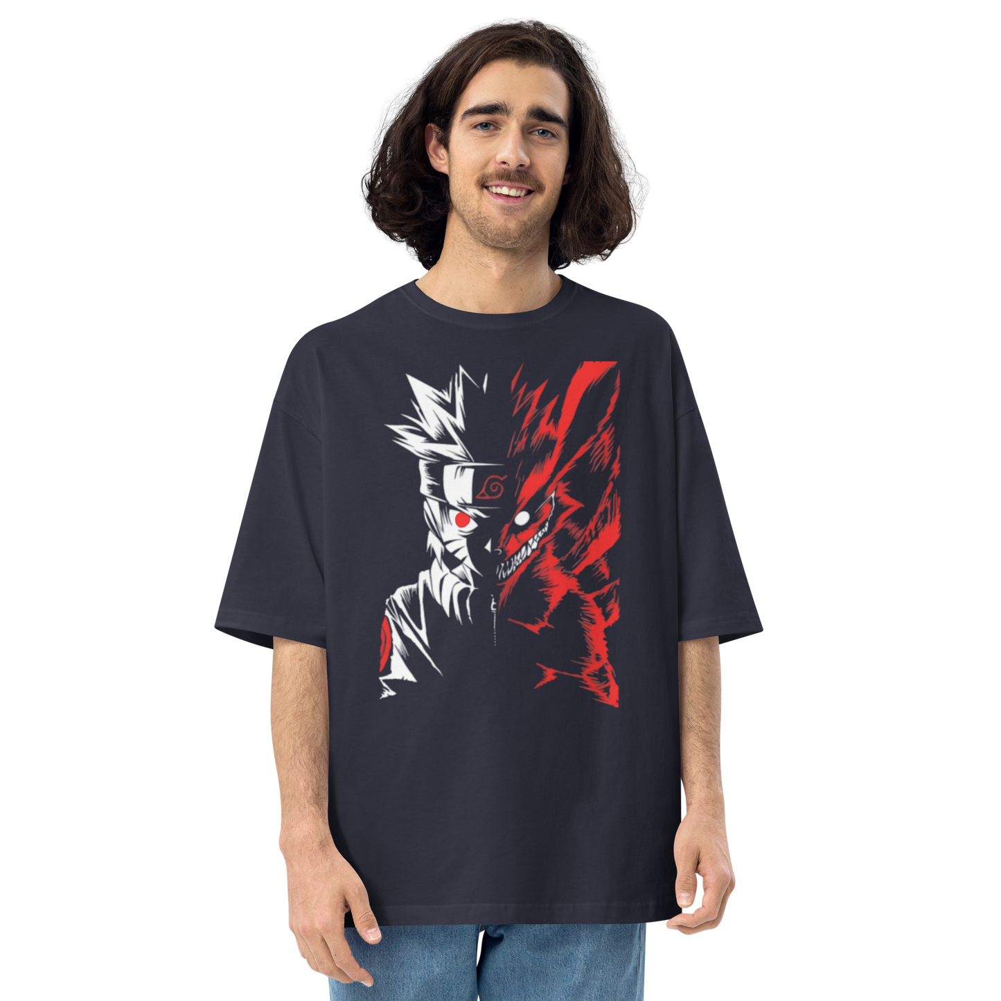 UNISEX NARUTO X KURAMA OVERSIZED TEE