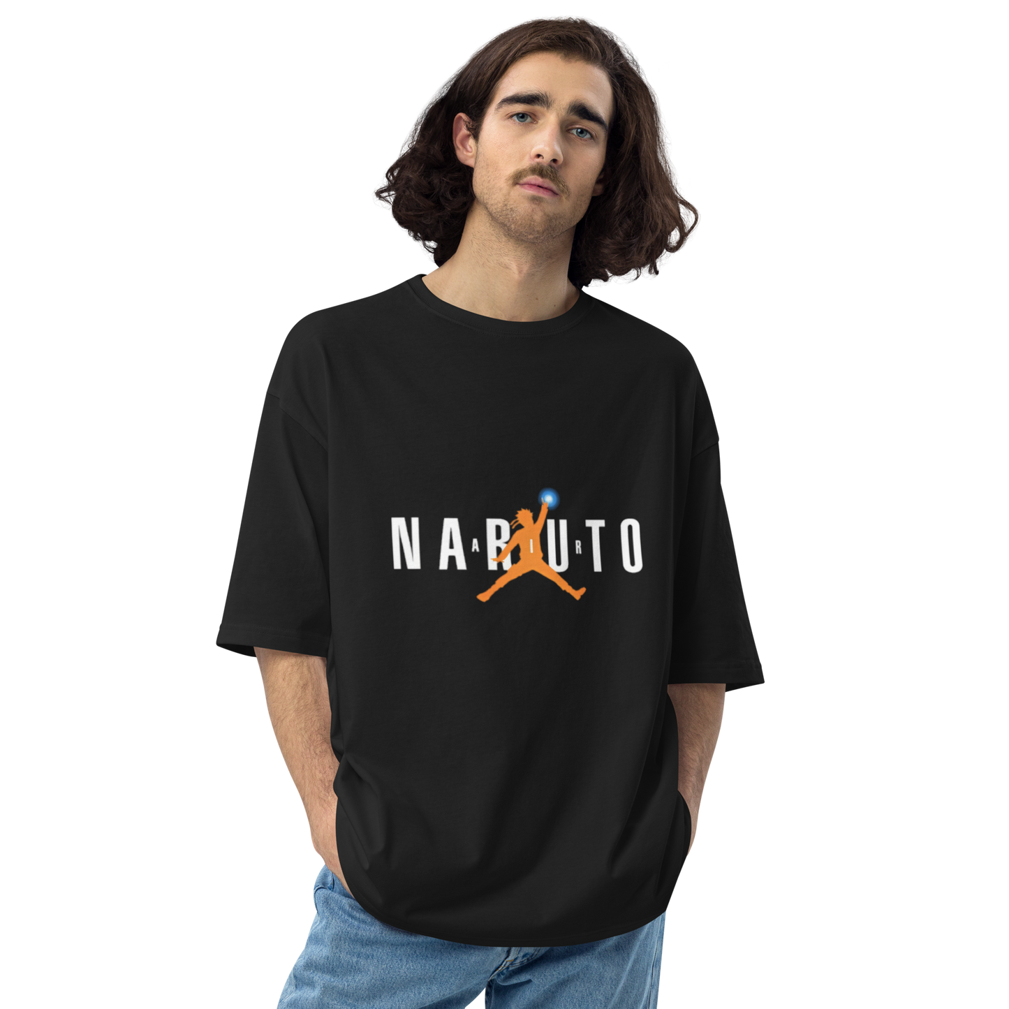Unisex naruto air oversized tee - amhype