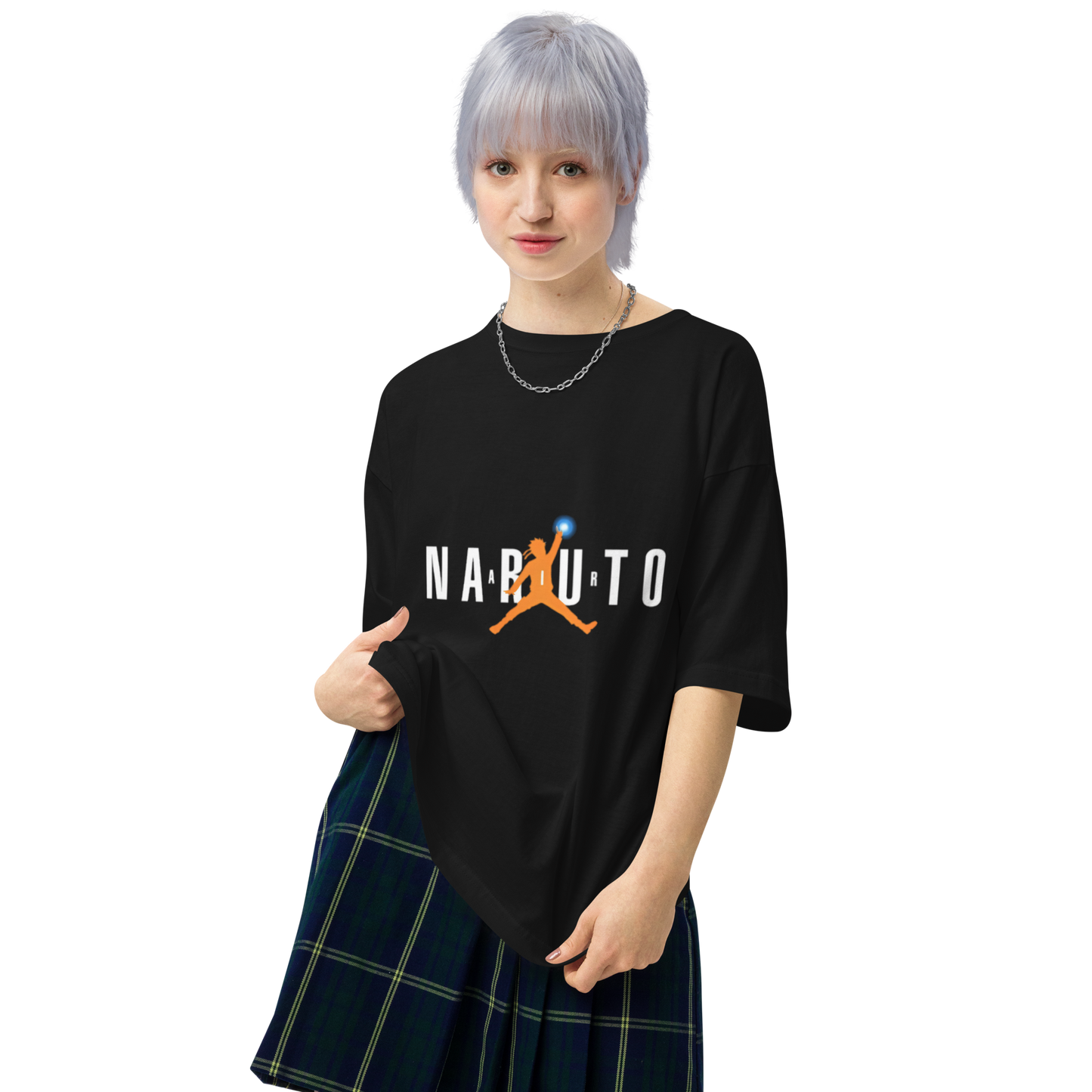 Unisex naruto air oversized tee