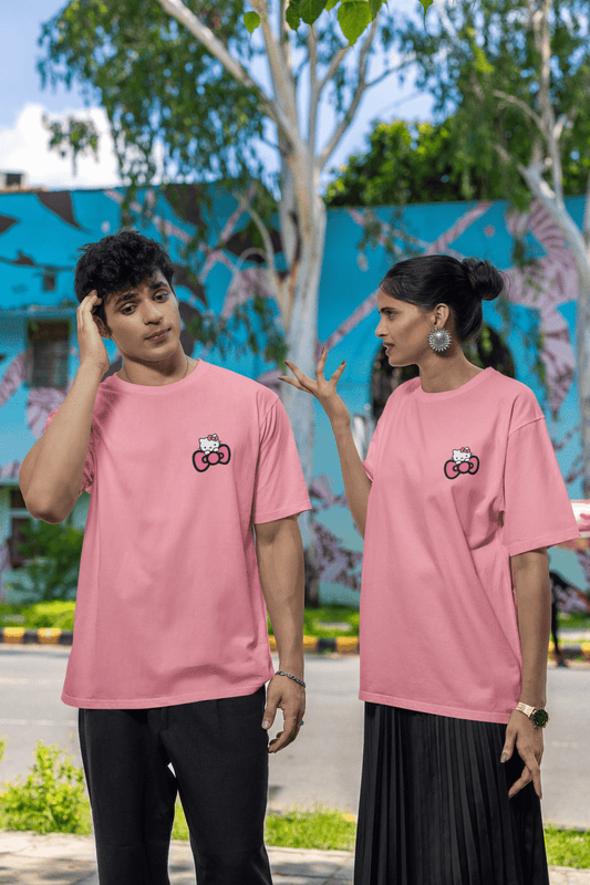 Pookie Oversized Tshirt | Hello Kitty | 100% cotton | Amhype - amhype