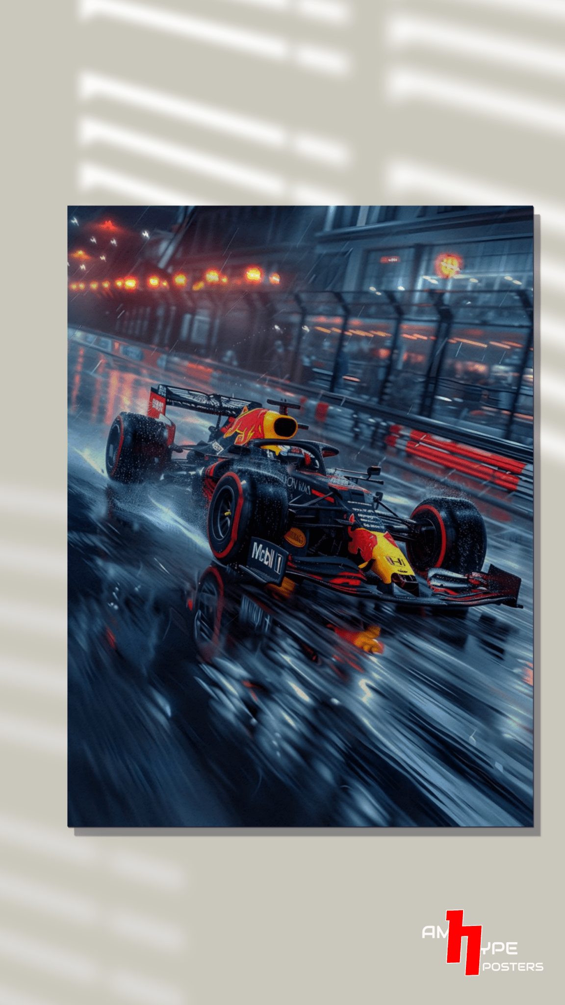 Redbull | F1 | Max Verstappen | Sergio Perez | Wall Posters | A3 | A4 | Metal - amhype