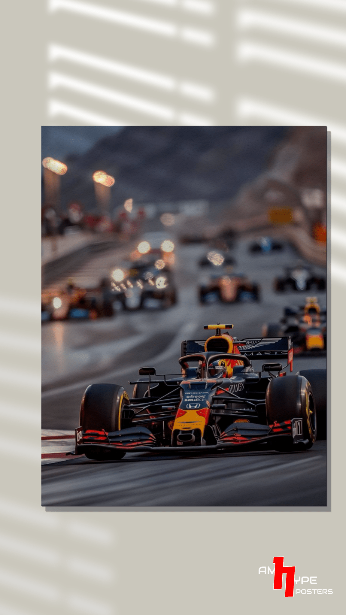 Redbull | F1 | Max Verstappen | Sergio Perez | Wall Posters | A3 | A4 | Metal - amhype