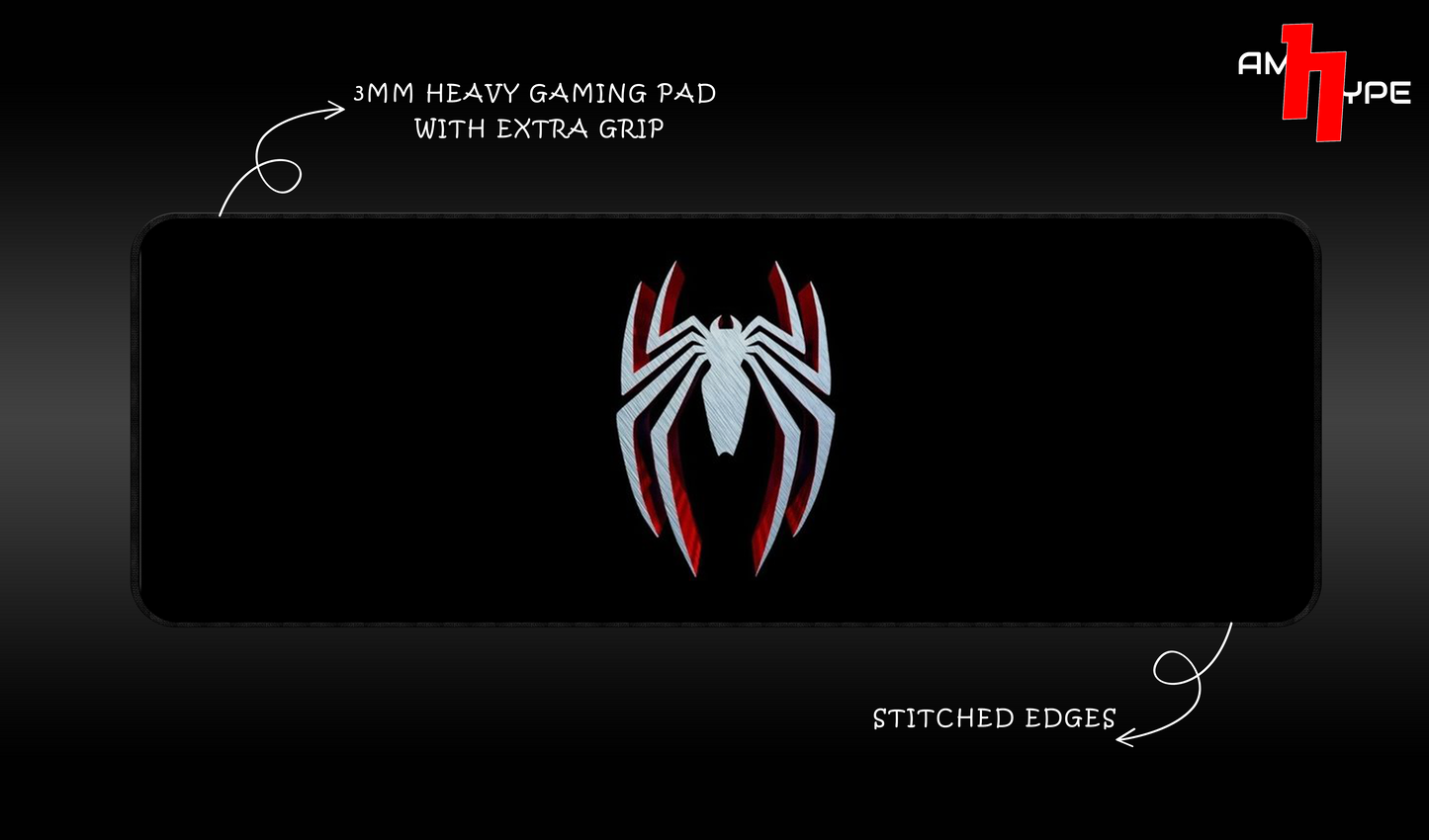 Spider-Man Logo Gaming Pad | Marvel Desk Mat | amhype