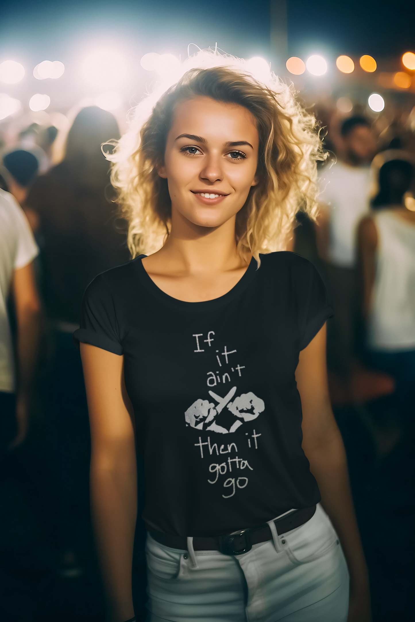 "If It Ain’t XO, It Gotta Go" Statement Oversize Tee – Weeknd Concert Merch