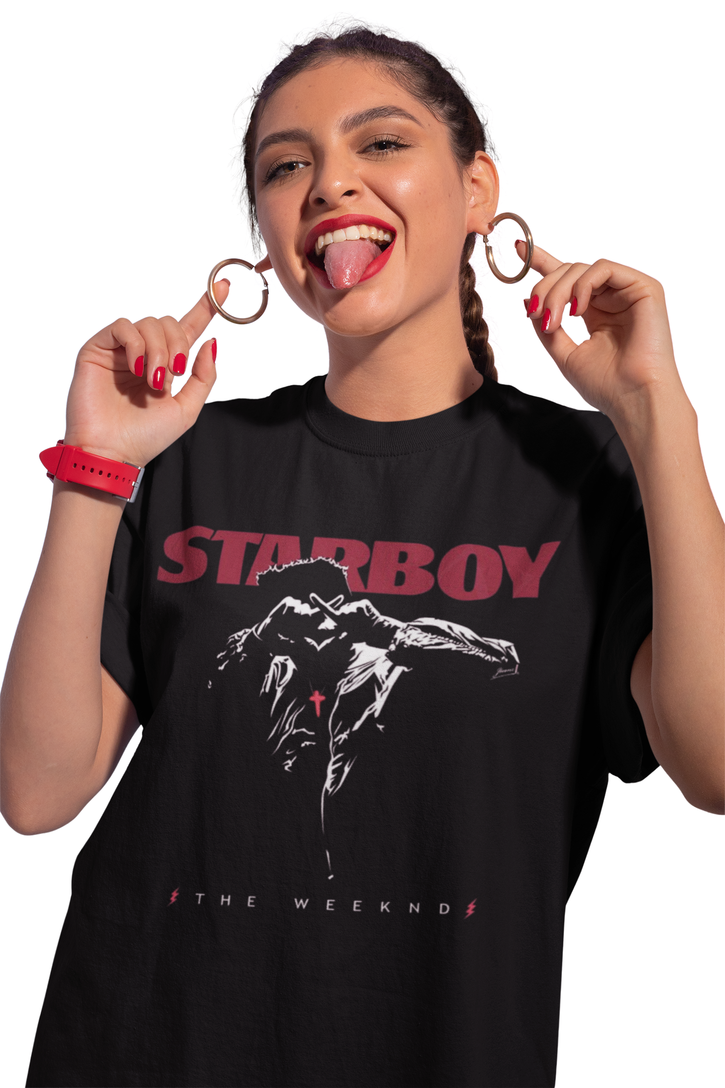 The Weeknd Starboy Oversized T-Shirt – Unisex Concert Merch (Limited Edition USA Drop)