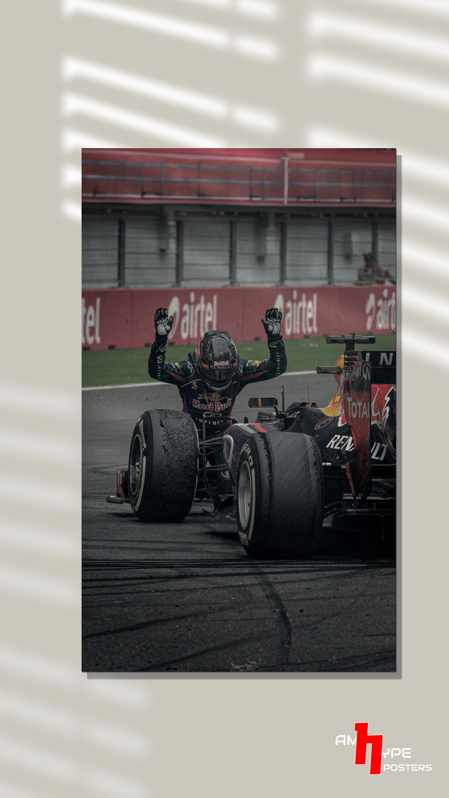 Sebastian Vettel | The Inspector Seb | F1 | Redbull | Wall Posters | A3 | A4 | Metal