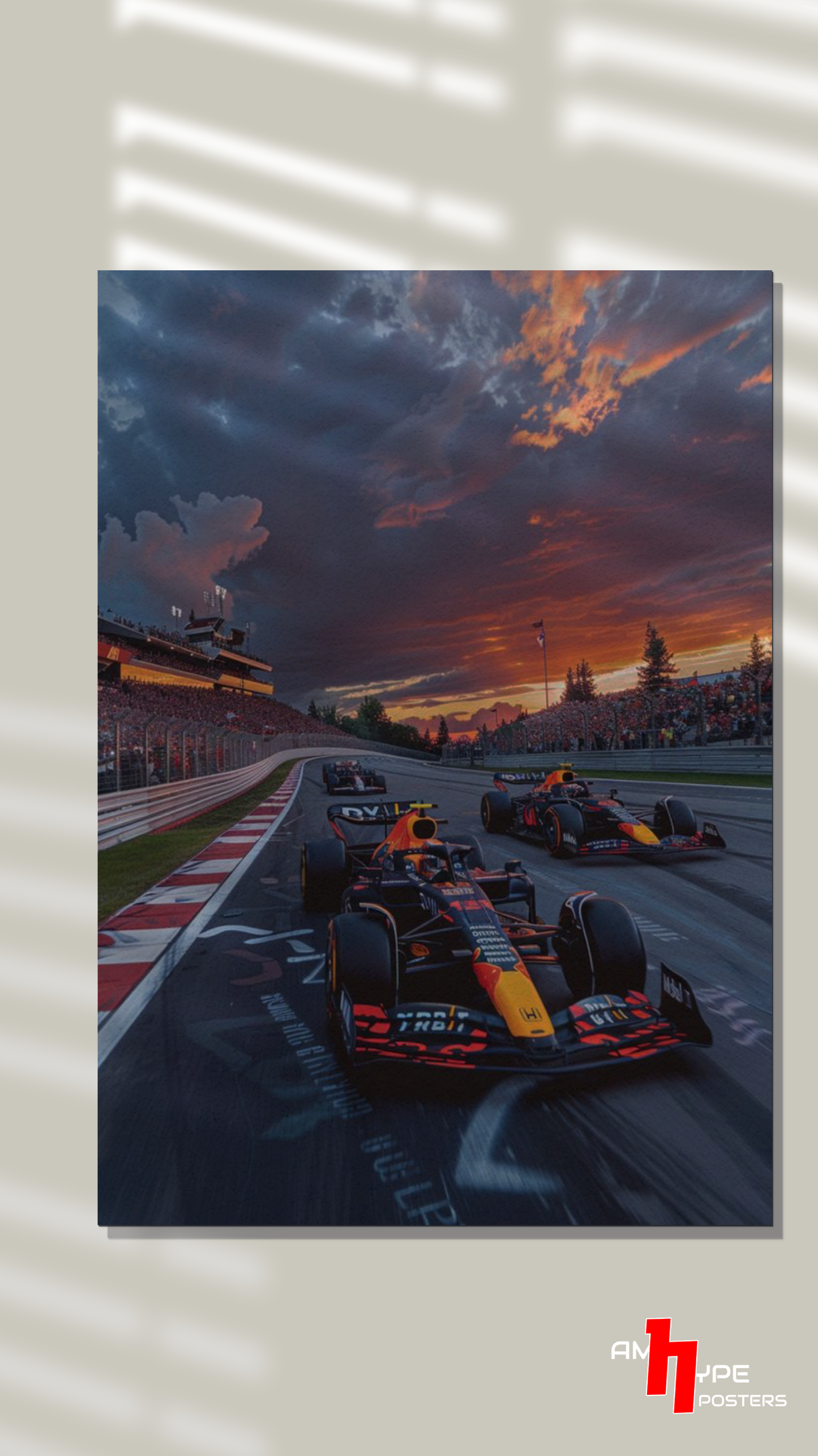 Redbull | F1 | Max Verstappen | Sergio Perez | Wall Posters | A3 | A4 | Metal