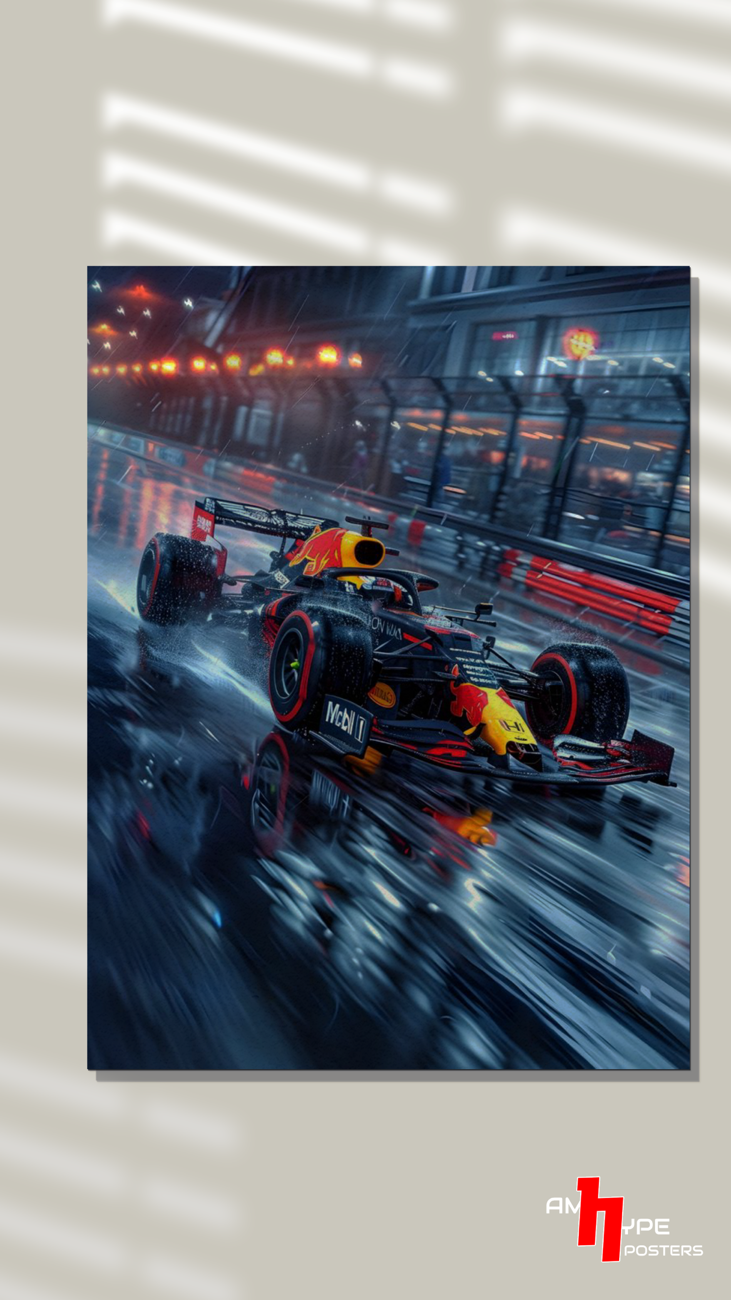 Redbull | F1 | Max Verstappen | Sergio Perez | Wall Posters | A3 | A4 | Metal