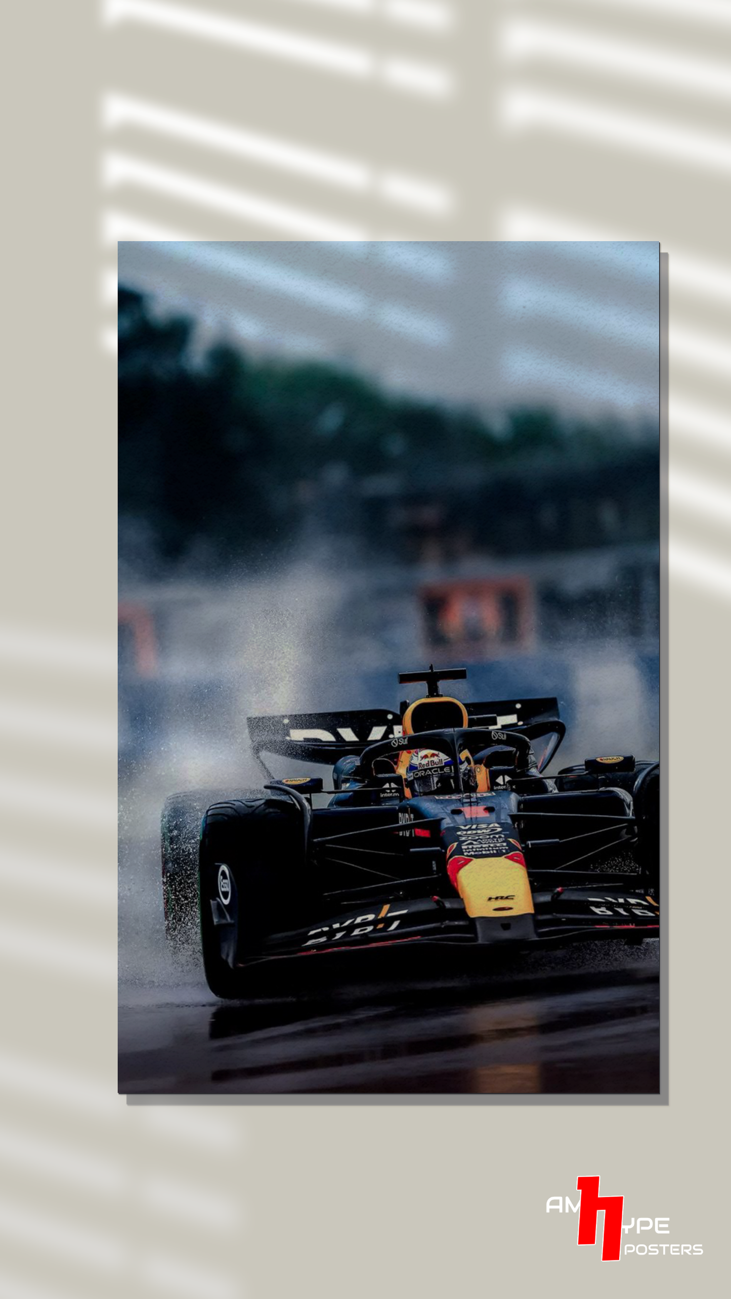 Redbull | F1 | Max Verstappen | Sergio Perez | Wall Posters | A3 | A4 | Metal