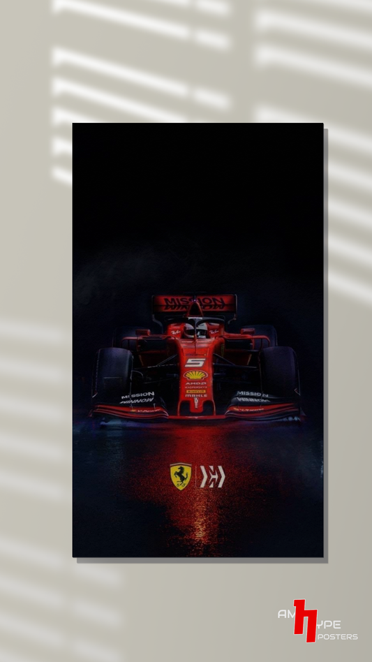 Ferrari | F1 | Carlos sainz | Charles Leclerc | Smooth Operator | Wall Posters | A3 | A4 | Metal