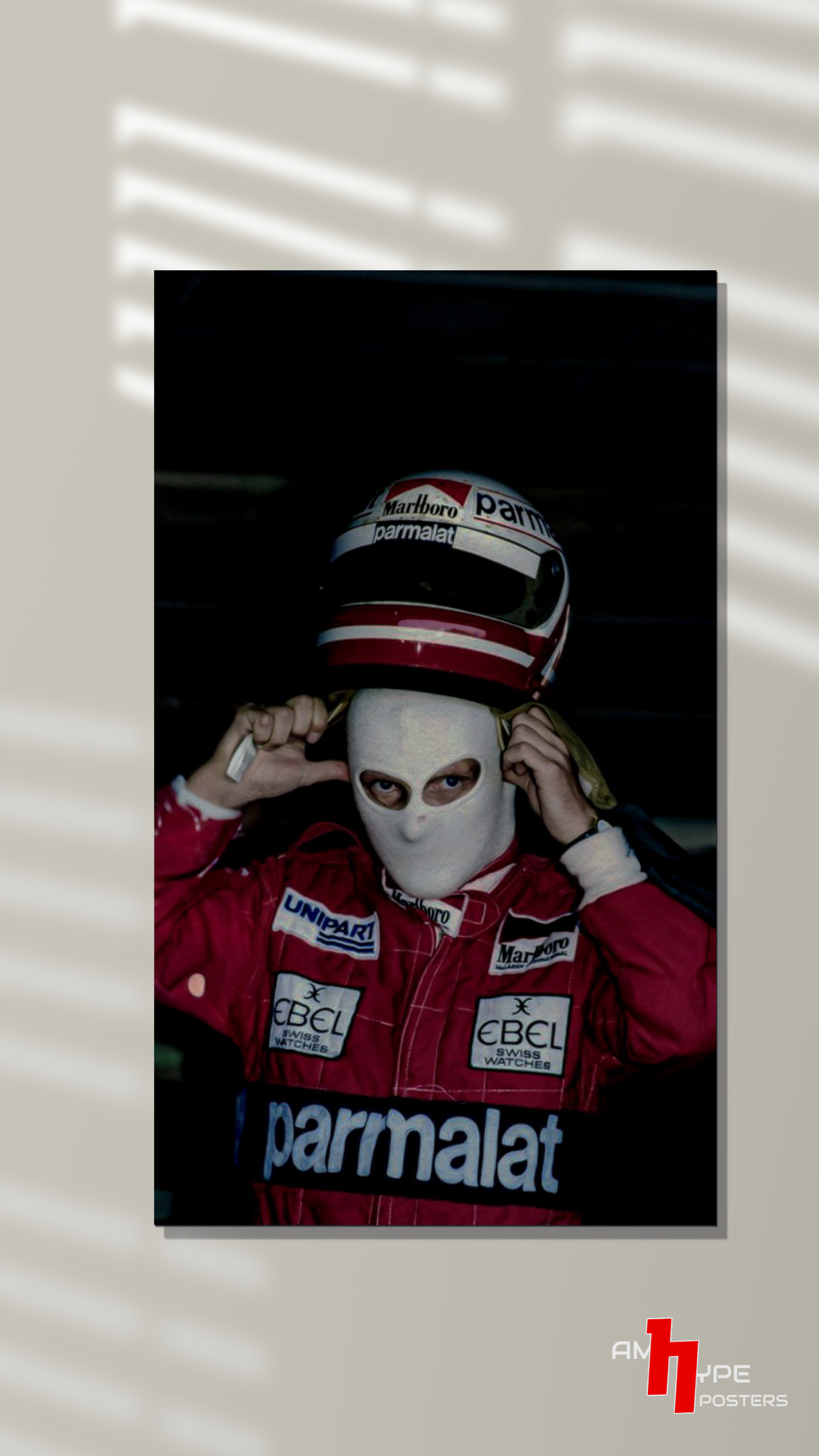 Niki Lauda | F1 | Ferrari | Wall Posters | A3 | A4 | Metal