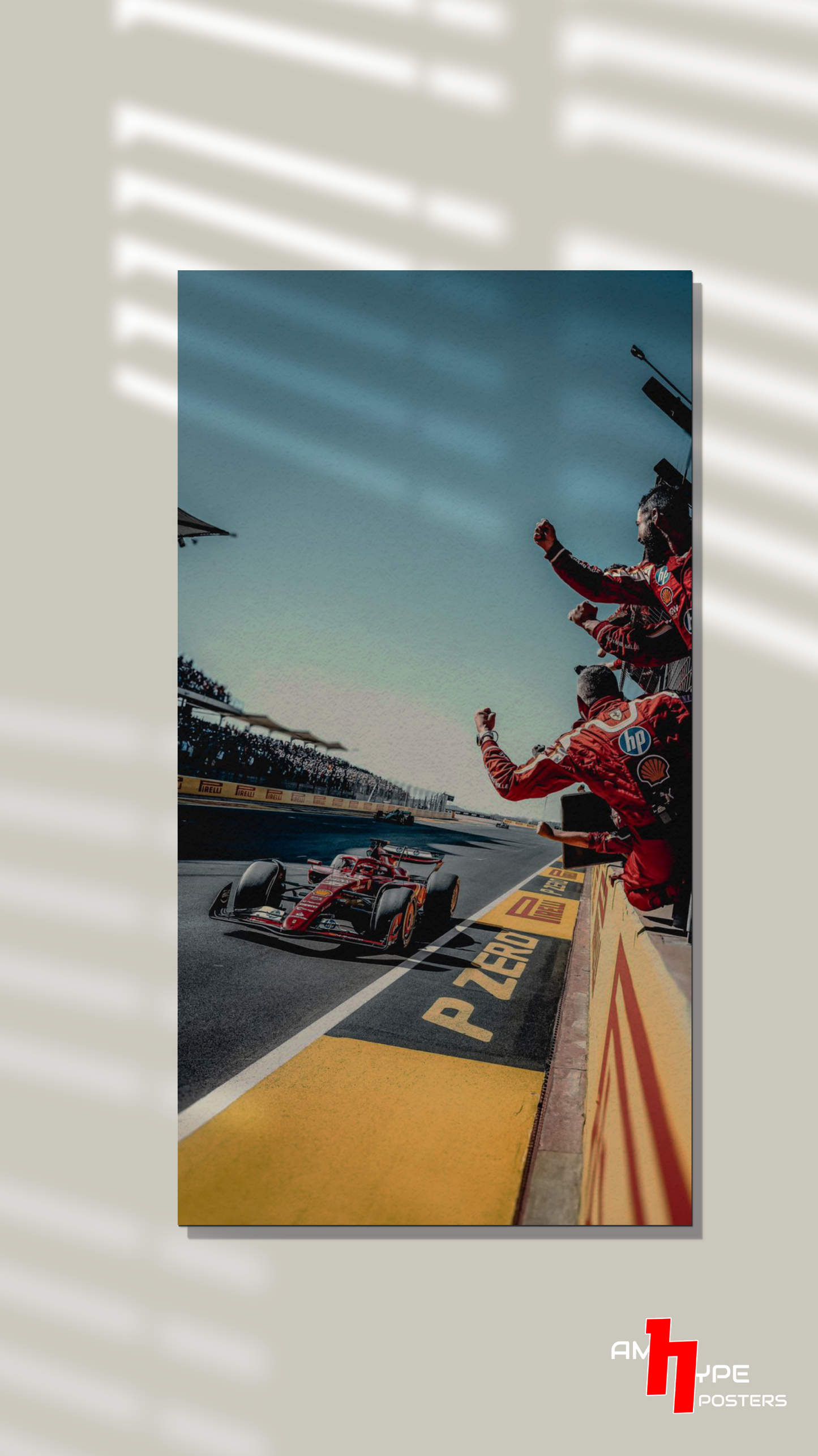 Ferrari | F1 | Carlos sainz | Charles Leclerc | Smooth Operator | Wall Posters | A3 | A4 | Metal