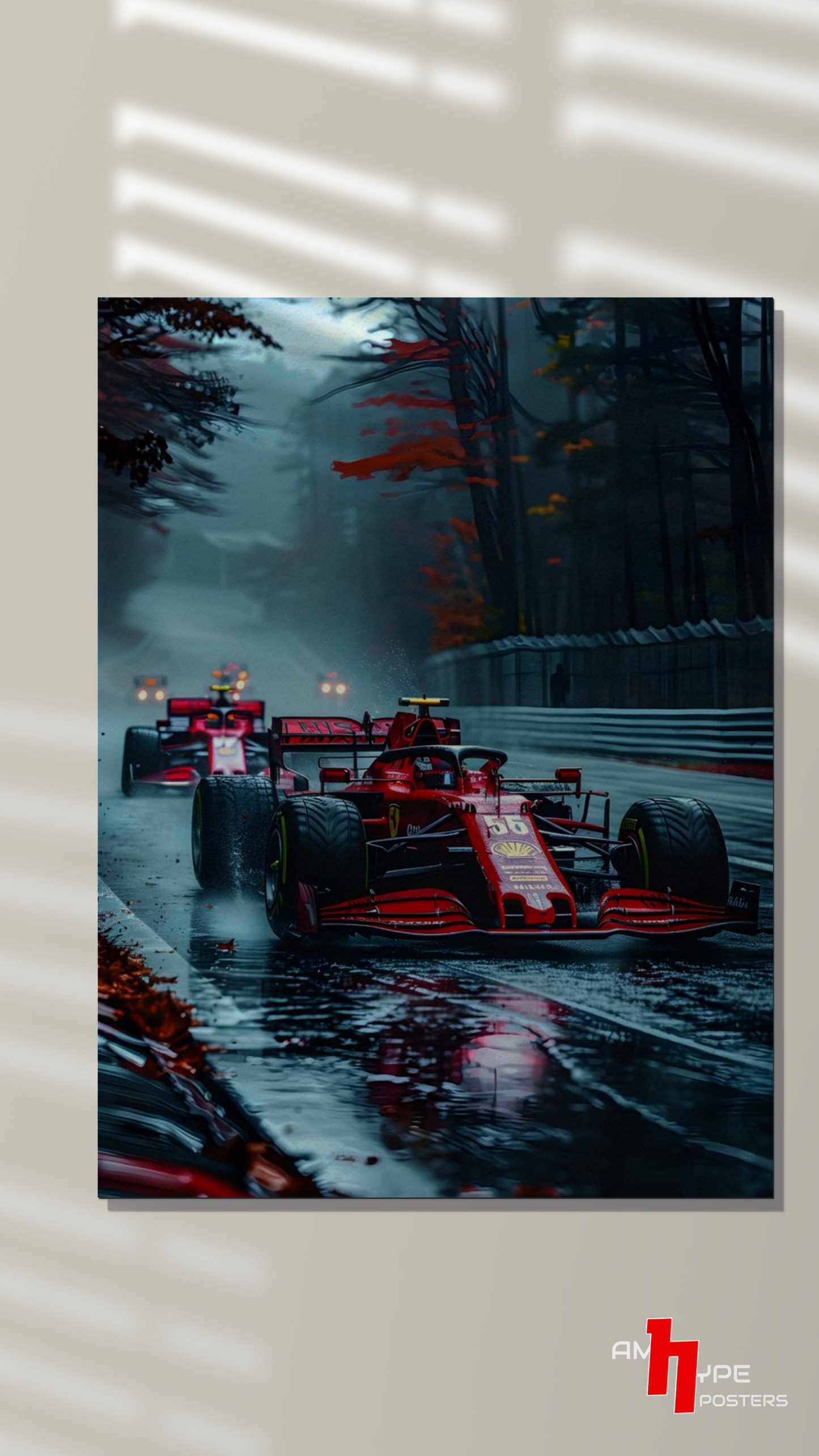 Ferrari | F1 | Carlos sainz | Charles Leclerc | Smooth Operator | Wall Posters | A3 | A4 | Metal