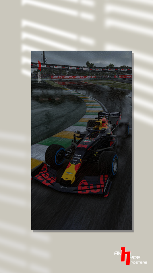 Redbull | F1 | Max Verstappen | Sergio Perez | Wall Posters | A3 | A4 | Metal