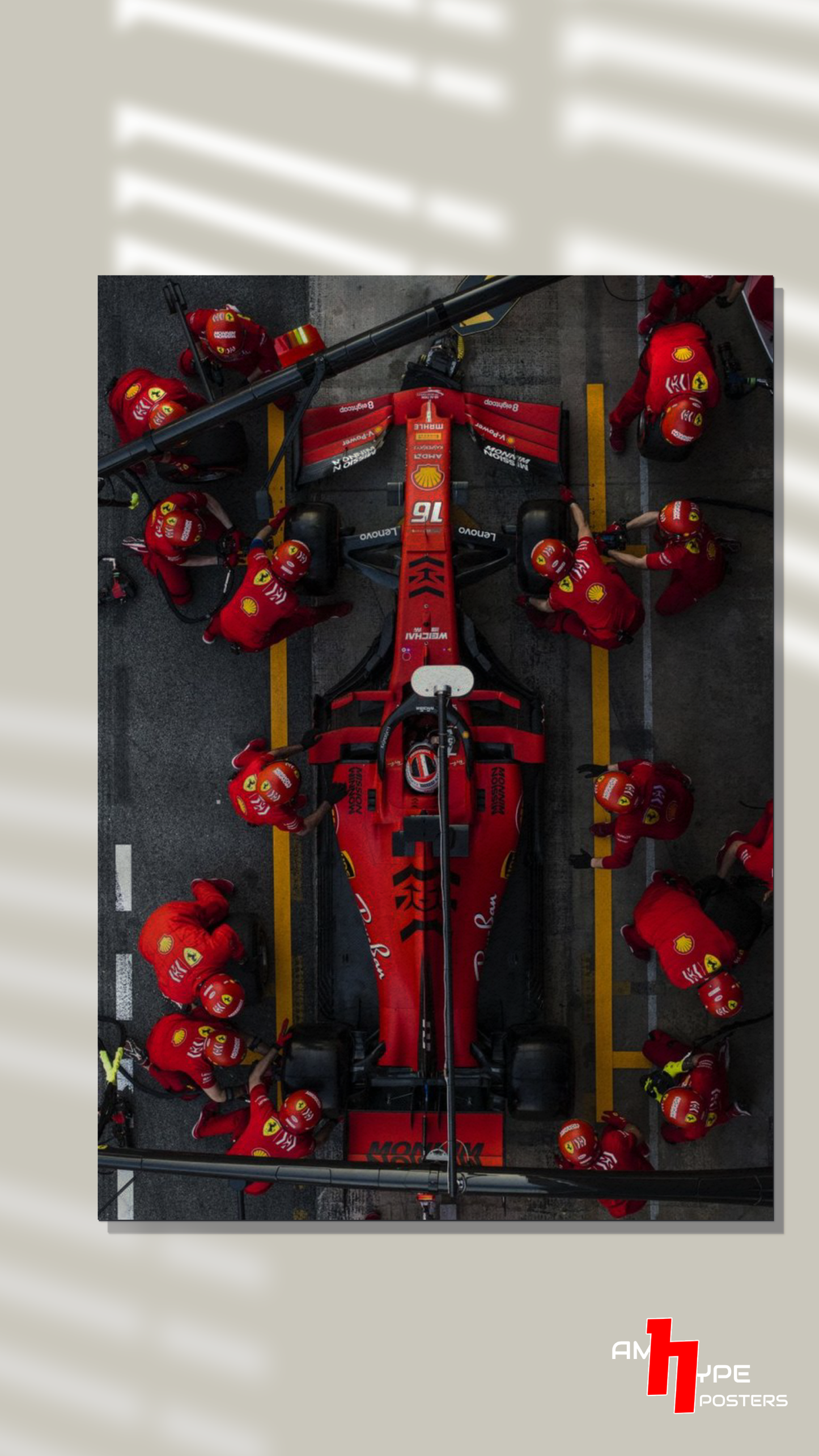 Ferrari | F1 | Carlos sainz | Charles Leclerc | Smooth Operator | Wall Posters | A3 | A4 | Metal