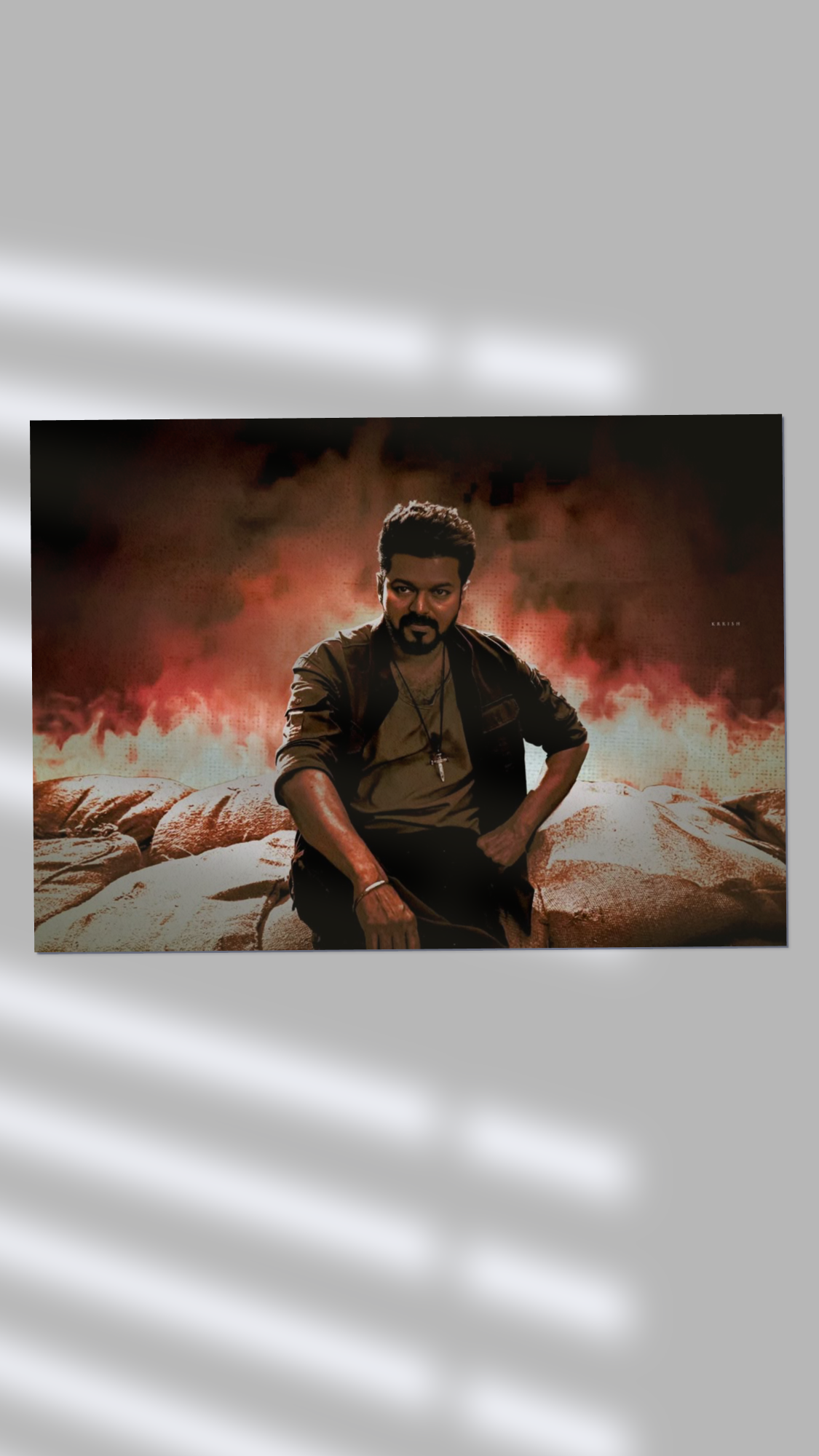 Thalapathy Vijay | Movies | Wall Posters | A3 | A4 | Metal