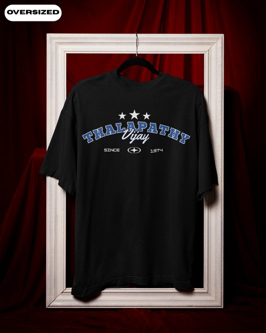 Thalapathy Vijay Since 1974 Oversized T-Shirt | Casual Streetwear
