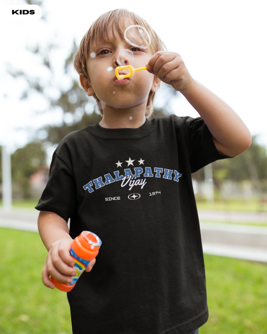 Thalapathy Vijay Since 1974 Kids T-Shirt | Casual Fan Wear