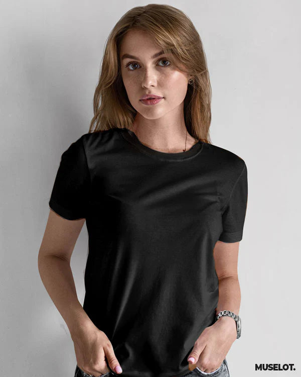 Short Sleeve Tshirt | Womens Tshirt | Plain | 100% Cotton