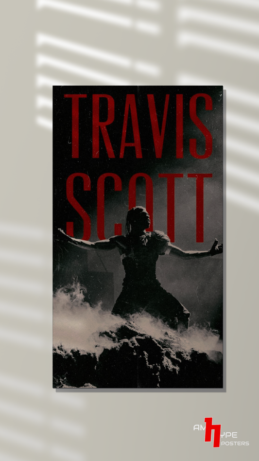 Travis Scout | Music| Wall Posters | A3 | A4 | Metal