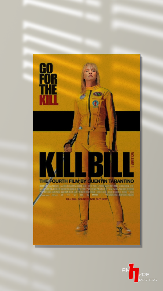 Kill Bill | Movies | Wall Posters | A3 | A4 | Metal