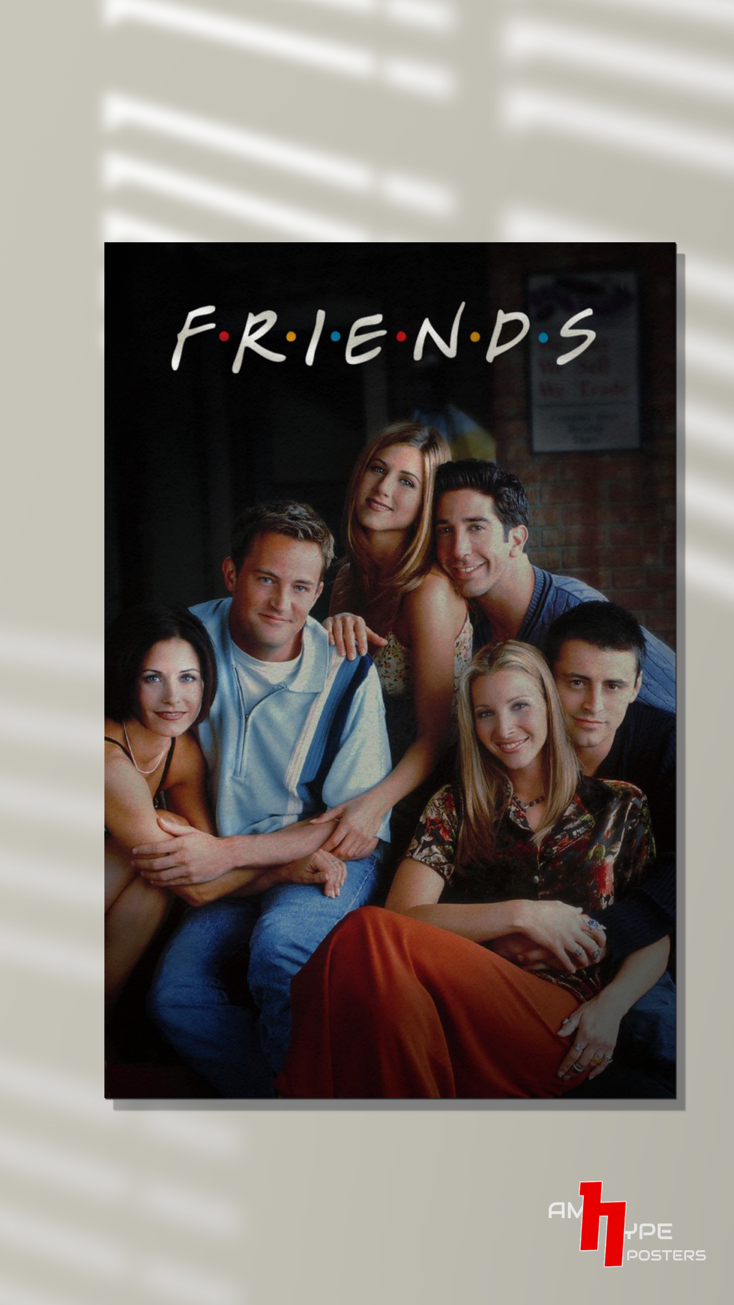 Friends | TV Series | Wall Posters | A3 | A4 | Metal